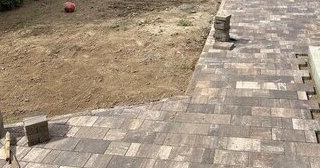 Профессиональная укладка тротуарной плитки на клей в Балашихе в октябре