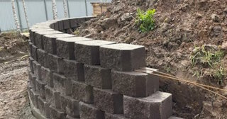 Установка подпорной стенки в Балашихе в октябре