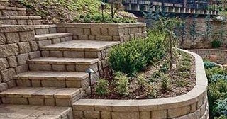 Установка подпорных стенок из блоков в Балашихе от 3589 руб. - ТротуарнаяПлитка